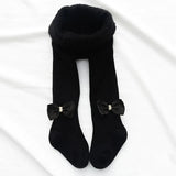 Winter/Autumn Tights w/ Bow (fleeced lining & thick)