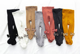Winter/Autumn Tights w/ Bow (fleeced lining & thick)