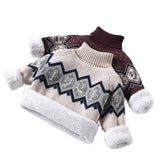 Winter Sweater Kids (Thick Fleece Lining & Cute Design)