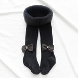 Winter/Autumn Tights w/ Bow (fleeced lining & thick)