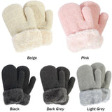Soft Mittens (Toddler) w/ Soft Faux Fleece Lining 6mos- 3 yrs old