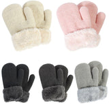 Soft Mittens (Toddler) w/ Soft Faux Fleece Lining 6mos- 3 yrs old