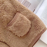 Teddy Bear Fluffy Yarn Pajama Set Kids