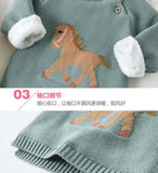 Winter Sweater Kids (Thick Fleece Lining & Cute Design)