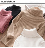Kids Knitted Turtleneck (w/ soft fleece lining)