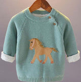Winter Sweater Kids (Thick Fleece Lining & Cute Design)