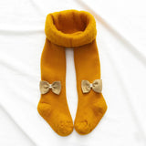Winter/Autumn Tights w/ Bow (fleeced lining & thick)
