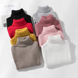 Kids Knitted Turtleneck (w/ soft fleece lining)