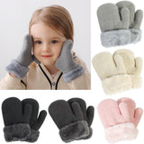 Soft Mittens (Toddler) w/ Soft Faux Fleece Lining 6mos- 3 yrs old