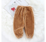 Teddy Bear Fluffy Yarn Pajama Set Kids