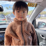 Teddy Bear Fluffy Yarn Pajama Set Kids