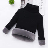 Kids Knitted Turtleneck (w/ soft fleece lining)