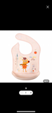Baby/Kids Bib -Waterproof, Lightweight, Breathable w/ Detachable Crumbs Catcher