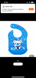 Baby/Kids Bib -Waterproof, Lightweight, Breathable w/ Detachable Crumbs Catcher