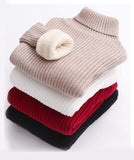 Kids Knitted Turtleneck (w/ soft fleece lining)