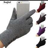 Touchscreen Gloves w/ Fleece Lining (Women) Style 1