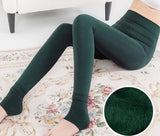 Thermal Leggings w/ Soft Faux Fleece Lining (Women Free Size fits XS- Med size)