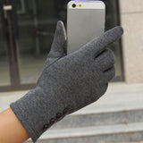 Touchscreen Gloves w/ Fleece Lining (Women) Style 1