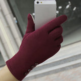 Touchscreen Gloves w/ Fleece Lining (Women) Style 1