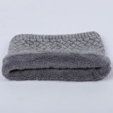 Knitted Neck Warmer Fleeced Lined Unisex
