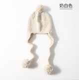 Kids Earmuffs Beanie (w/ cute tassel ball)