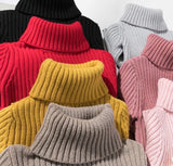 Kids Knitted Turtleneck (w/ soft fleece lining)