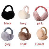 Foldable Furry Earmuffs