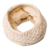 Knitted Neck Warmer Fleeced Lined Unisex