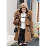 Parka Detachable Fur & Thick Fleeced Linedn