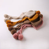 Kids Earmuffs Beanie (w/ cute tassel ball)