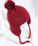 Kids Earmuffs Beanie (Plain Tassel) fits