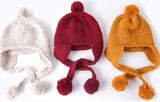 Kids Earmuffs Beanie (w/ cute tassel ball)
