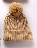 Beanie w/ Colored Pom Ball (Can fit Kids & Adults)