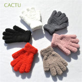 Plush Fleece Kids Gloves