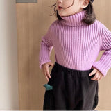 Kids Knitted Turtleneck (w/ soft fleece lining)