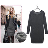 Thermal Shirt Dress w/ Fleece Lining