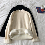 Women Thermal Longsleeves (Mockneck) w/ Soft Fleece Lining (fits Small - Med Built)