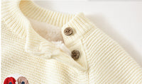 Winter Sweater Kids (Thick Fleece Lining & Cute Design)