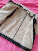 Suede Vest Kids (Faux Sherpa Lined