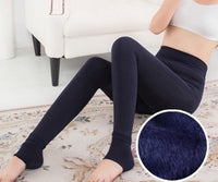 Thermal Leggings w/ Soft Faux Fleece Lining (Women Free Size fits XS- Med size)