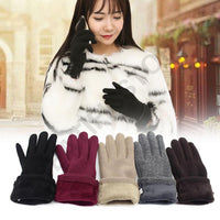 Touchscreen Gloves w/ Fleece Lining (Women) Style 2