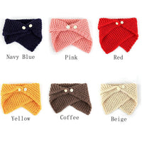 Knitted Scarf w/ Button (Can Fit Women & Kids)