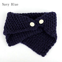 Knitted Scarf w/ Button (Can Fit Women & Kids)