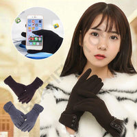 Touchscreen Gloves w/ Fleece Lining (Women) Style 2