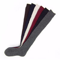 Knee High Warm Knit Socks