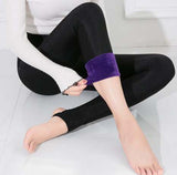 Thermal Leggings Women (has large sizes/purple velvet fleece)