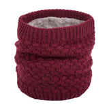 Knitted Neck Warmer Fleeced Lined Unisex