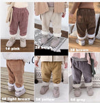 Kids Corduroy Trousers (w/ thick fleece lining)