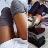 Knee High Warm Knit Socks