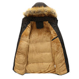 Bubble Coat w/ Detachable Fur (Men) w/ Fleece Lining